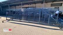 Brama przesuwna wypełniona panelem 3D antracyt 4m/1,73m - komplet