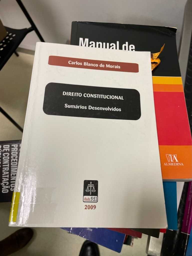 direito constitucional sumarios desenvolvidos carlos blanco de morais