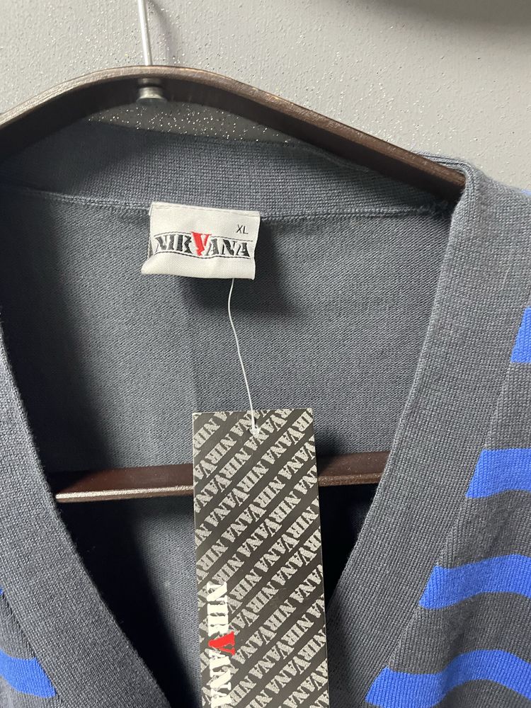 Kardigan sweter rozpinany w paski Nirvana r L nowy z metka