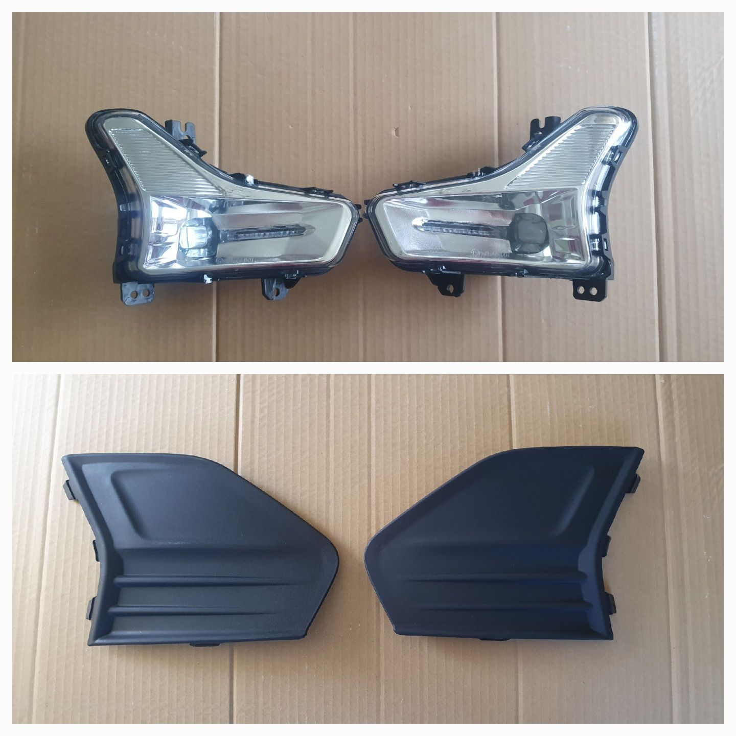 ПТФ LED противотуманные фары противотуманки заглушка накла Ford Fusion