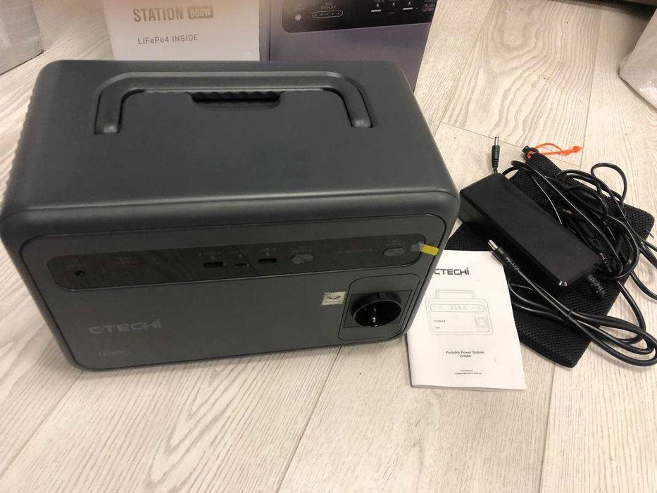 Зарядна станція CTECHi GT600, 600W, 384Wh не заряджається