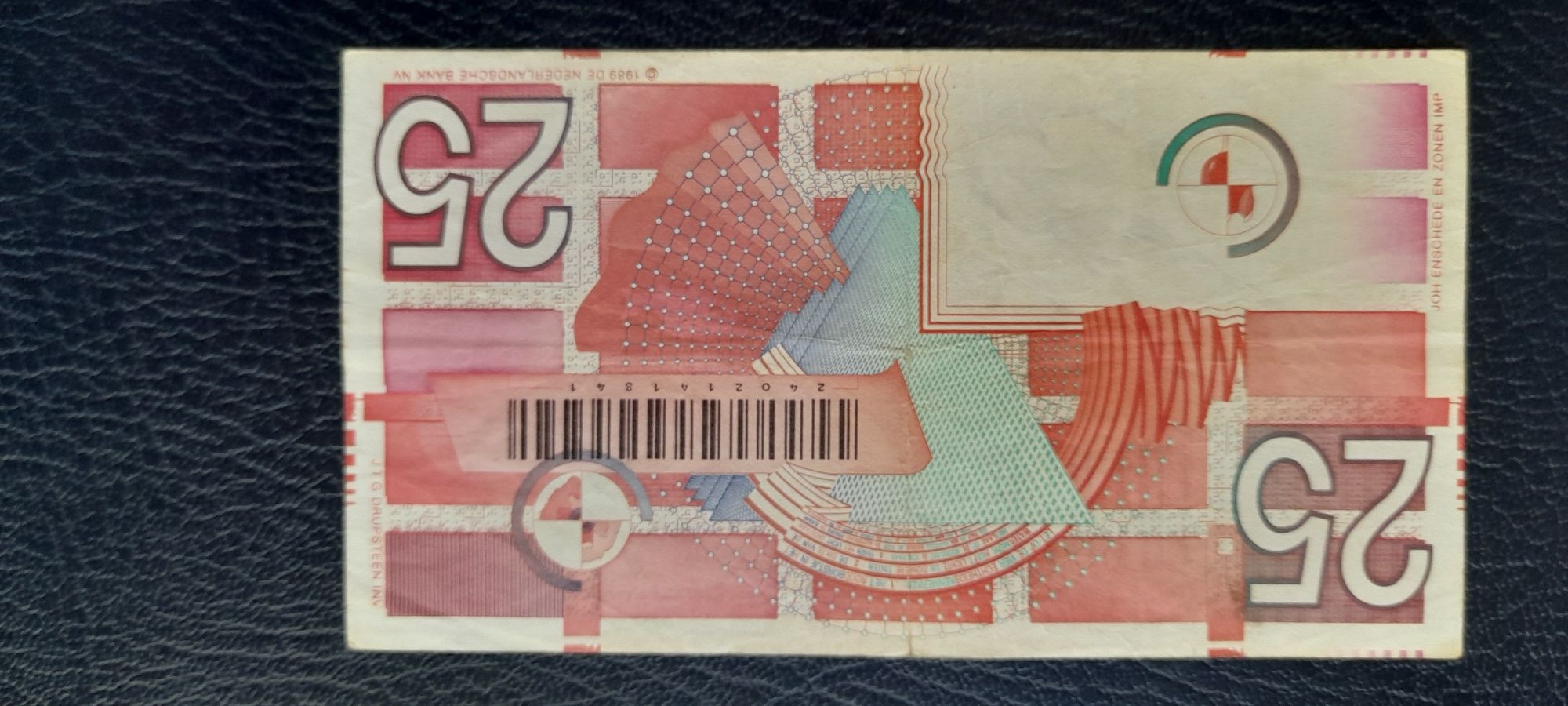 Banknoty Holandia 25 gulden