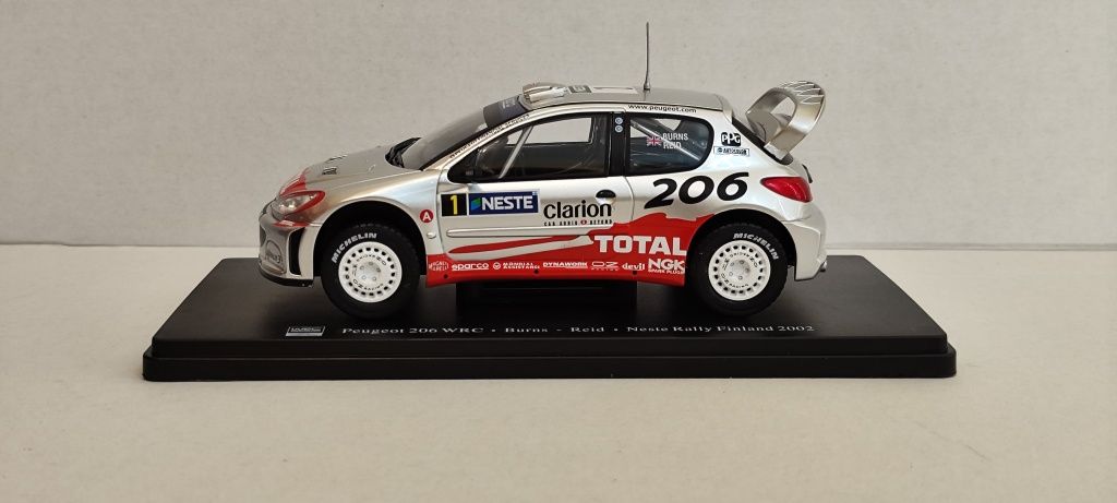 Peugeot 206 WRC 1:24 Altaya Dicast