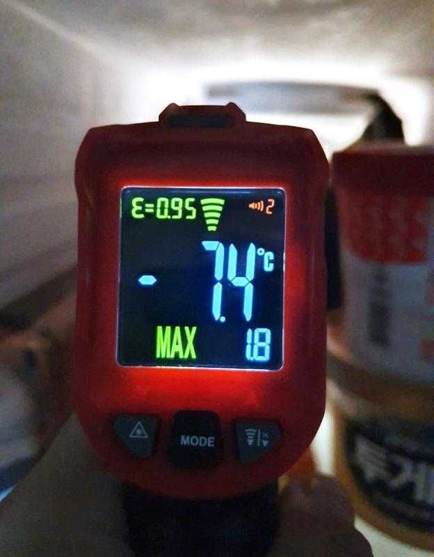 Пірометр TASI TA601 до 880 °С, безконтактний термометр