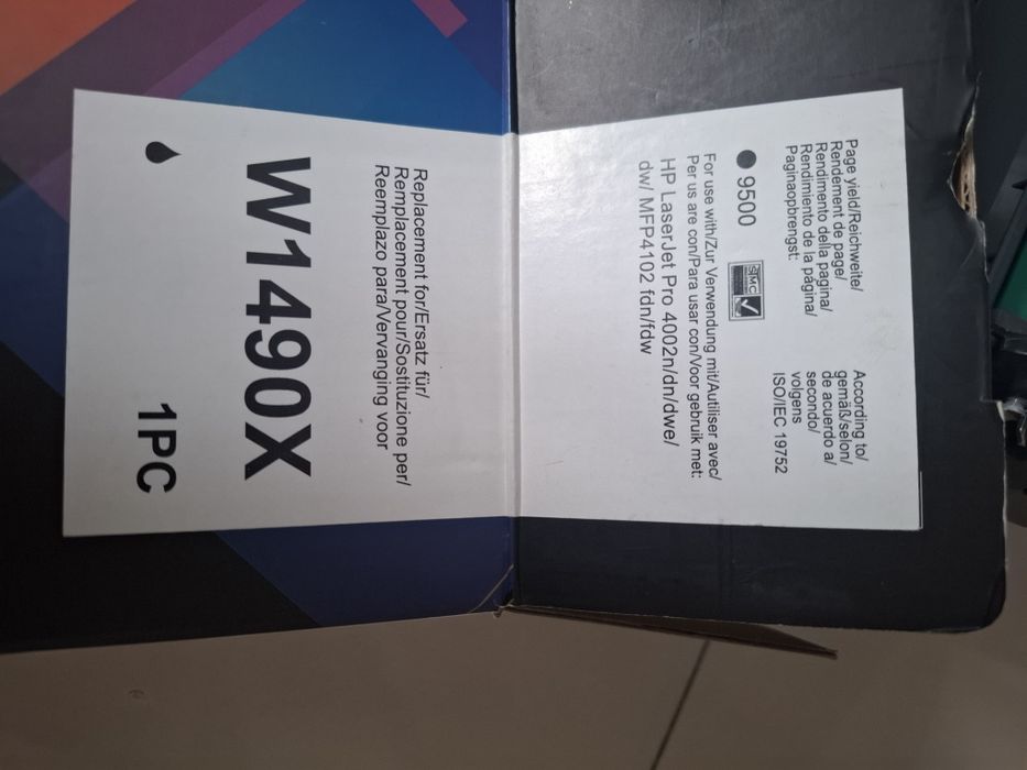 Toner. Cartridge W1490X