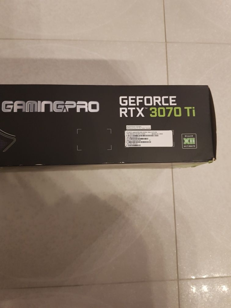 Nowa karta graficzna Palit GeForce RTX 3070 TI GamingPro 8GB