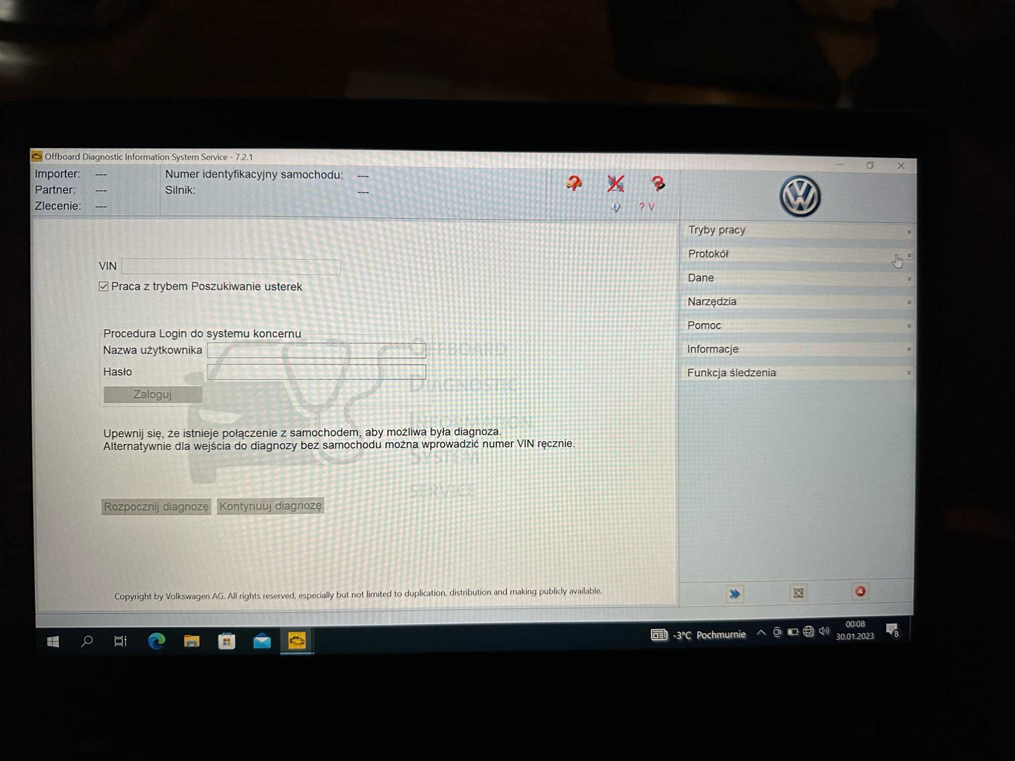 Odis Service 7.2 Najnowsza Wersja dla VAS Odis Vcds Vag VW