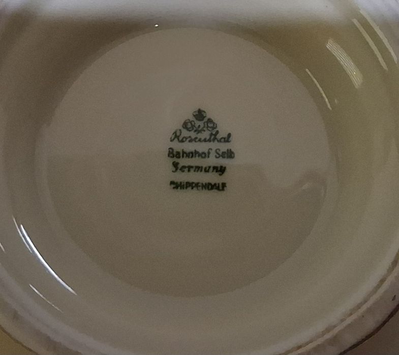 Rosenthal Chippendale_Porcelanowa misa na stopie