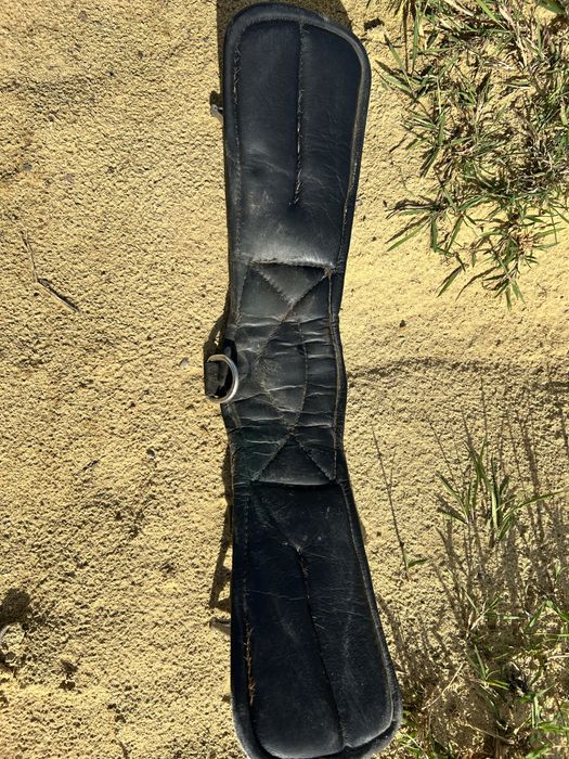 Popręg ujeżdżeniowy skórzany miękki 40cm