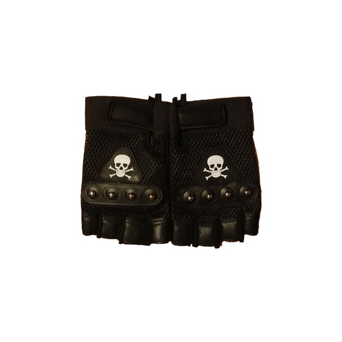 Рукавички без пльців чорні