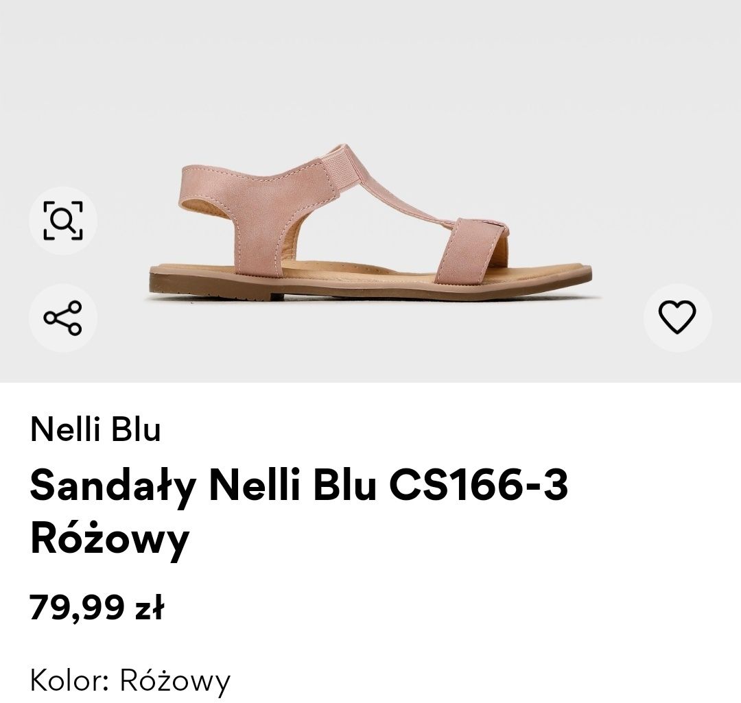 Sandały rozm. 32 Nelli Blu CCC *wysyłka paczkomatem*