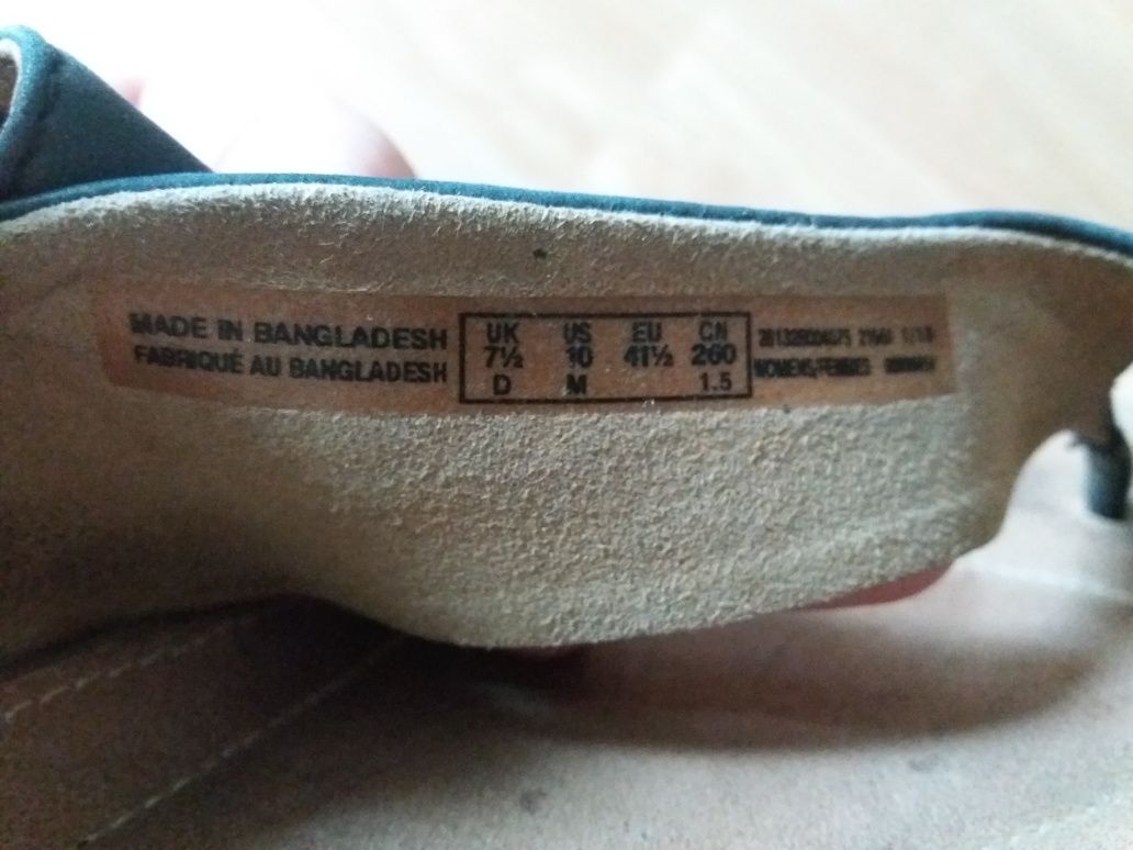 Мужские кожаные вьетнамки Clarks 41 p.