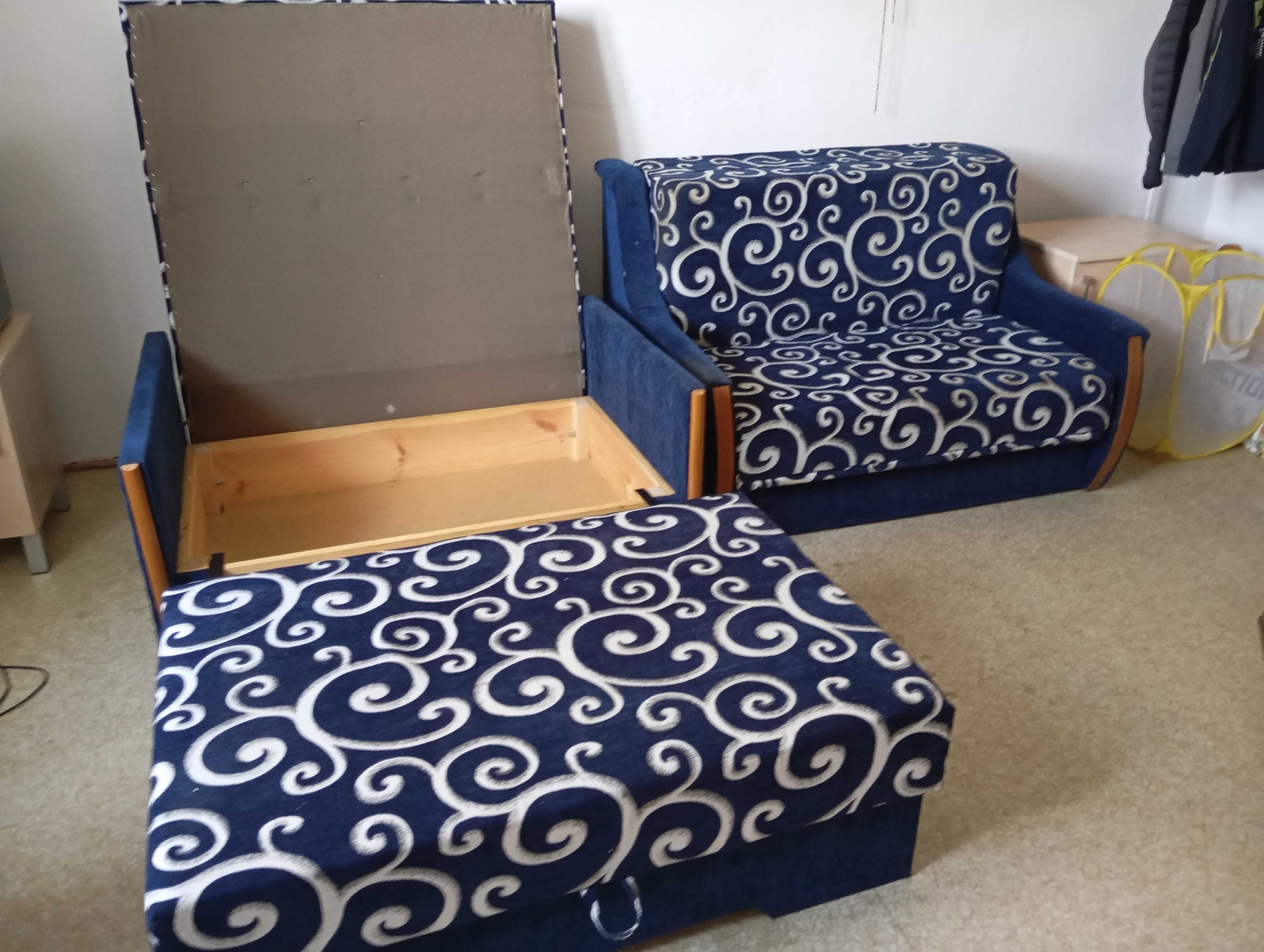 Sofa jednoosobowa rozkładana