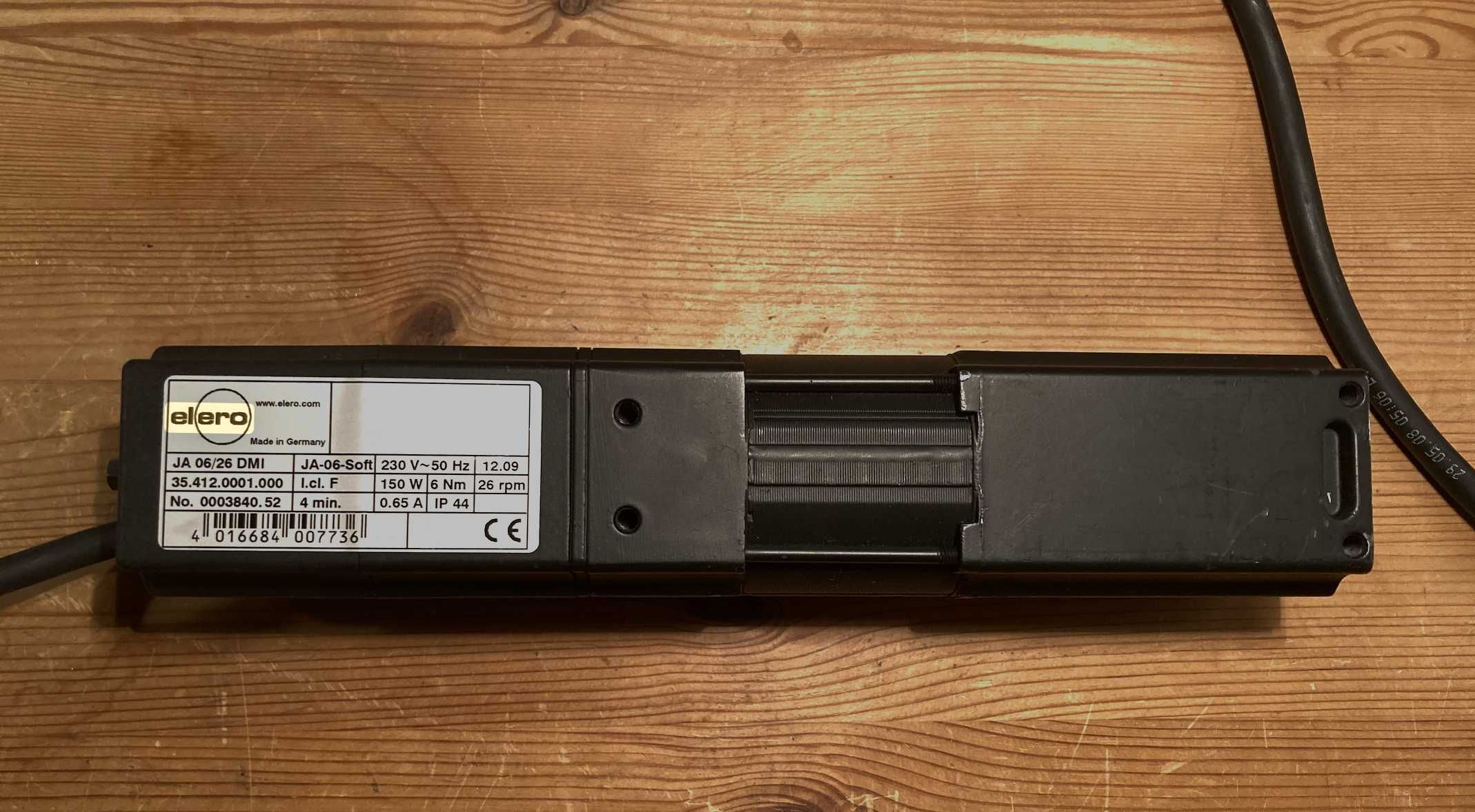 Silniki Napędy Elero JA 06 Soft 6NM 150W