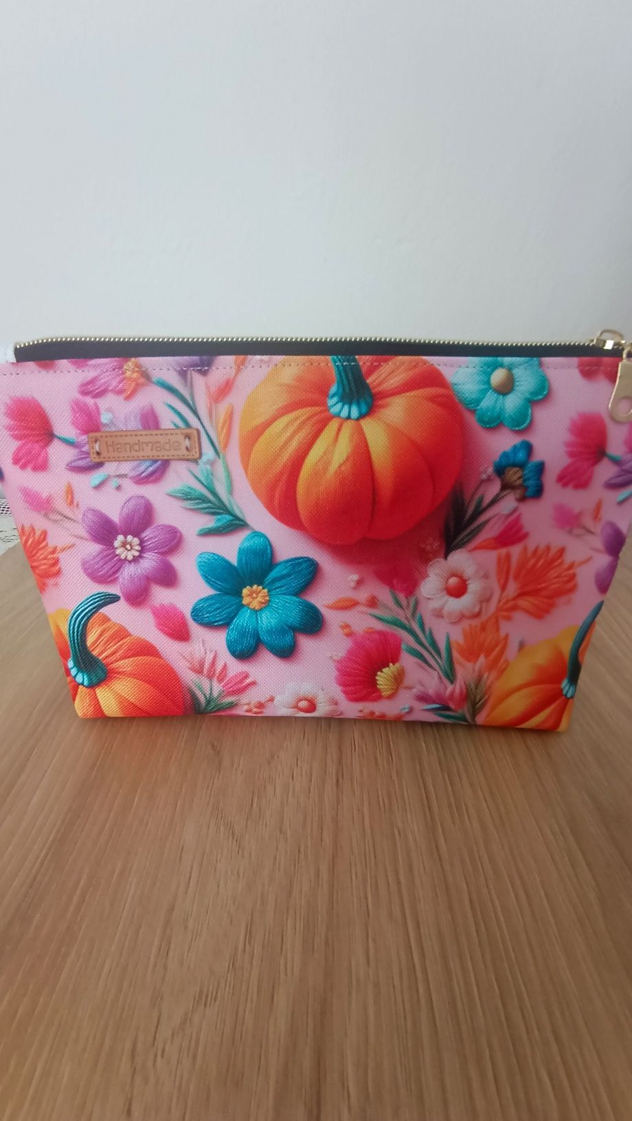 Kosmetyczka w dynie handmade
