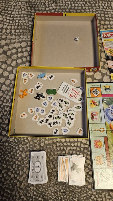Stan  bdb Gra Monopoly junior
