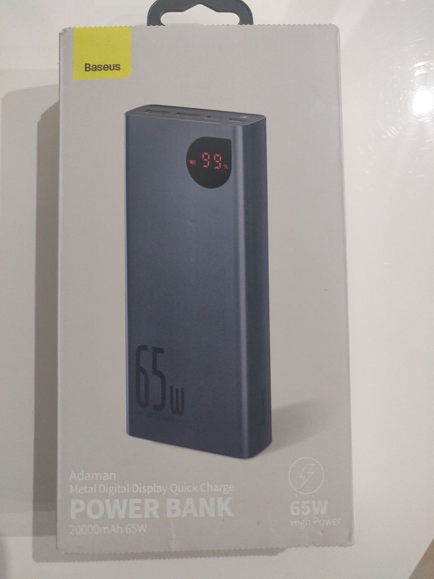 Baseus Adaman Metal Digital Display 20000mAh 65W