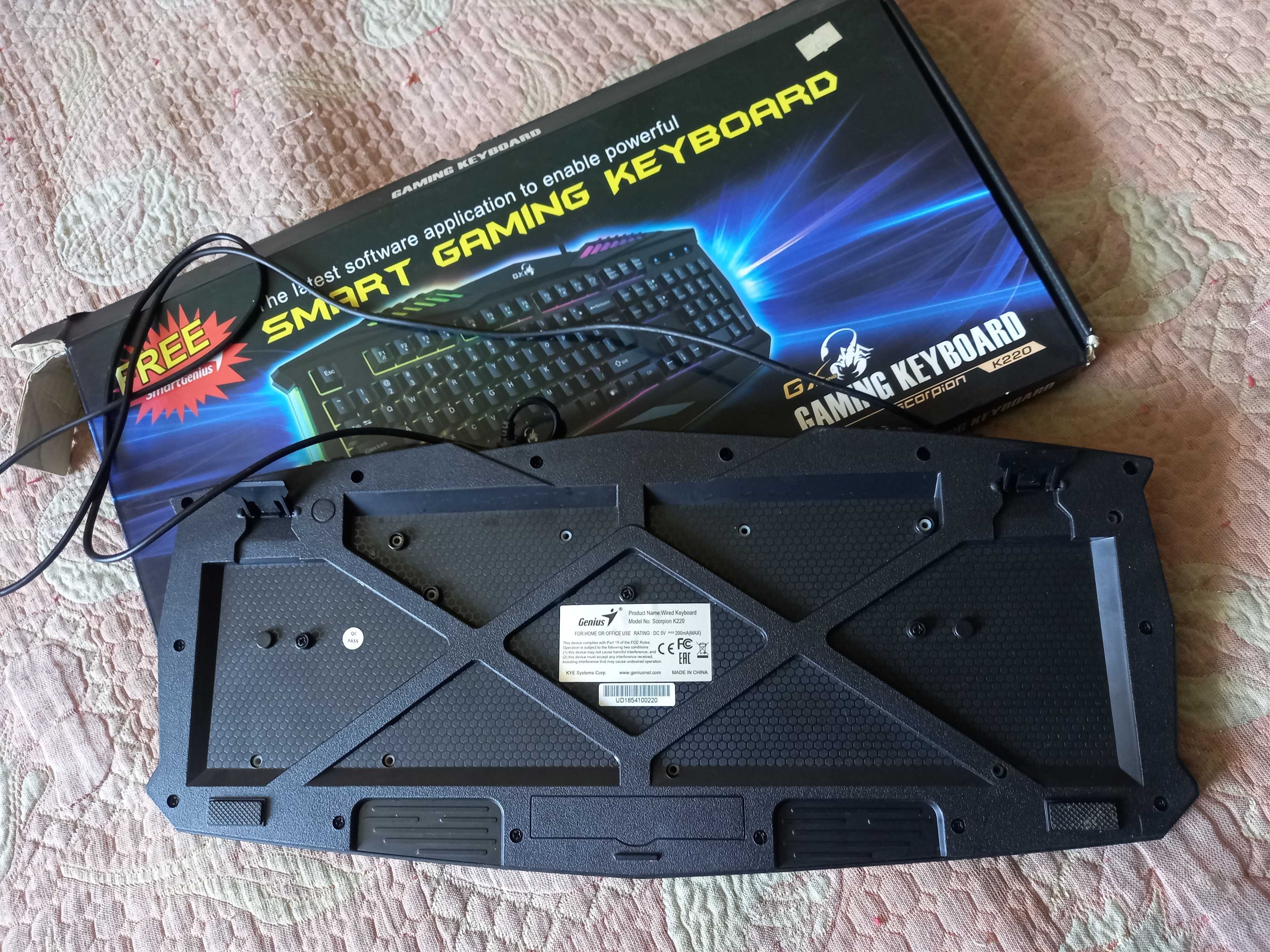 Клавіатура з підсвіткою  Genius Scorpion K220 USB