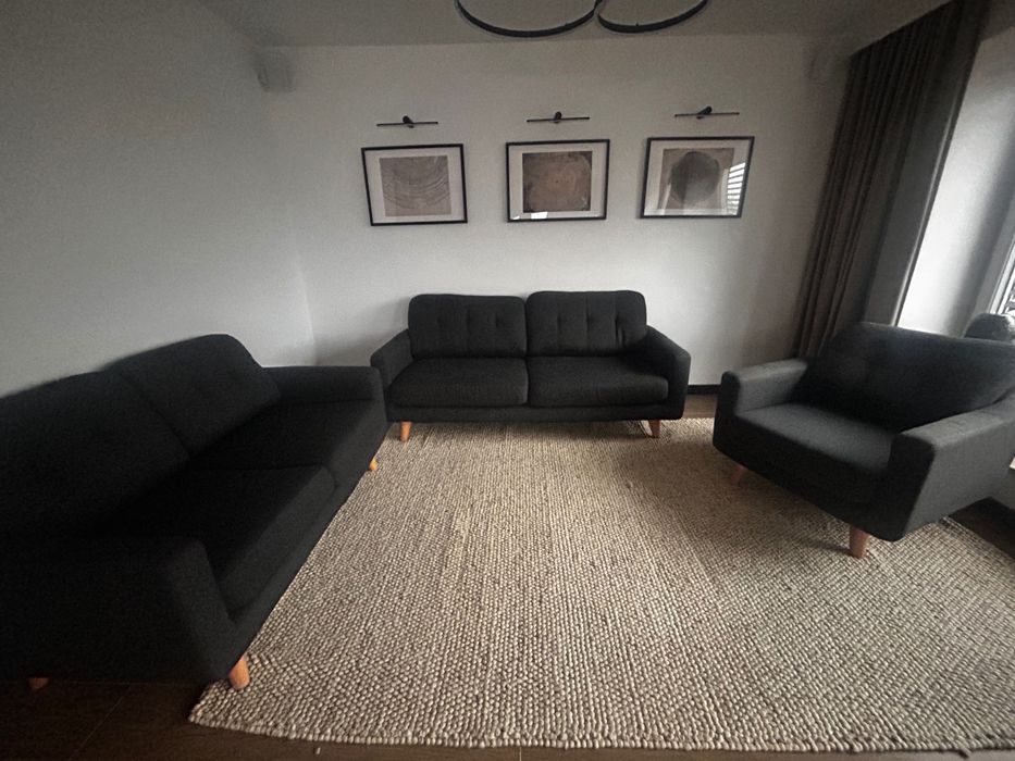 Kanapa sofa zestaw 3 elementowy