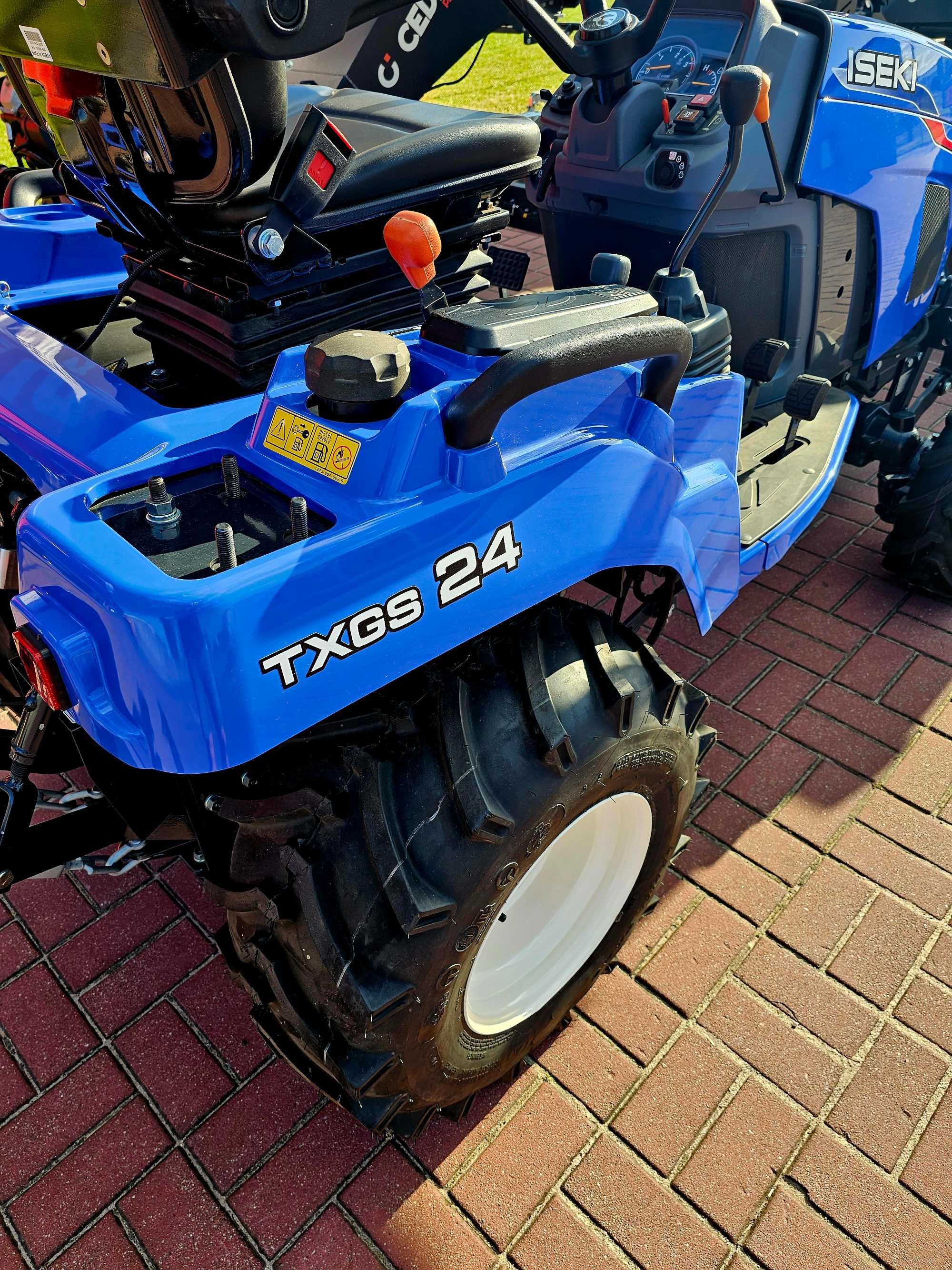 traktor miniciągnik ISEKI TXGS24 + orginalny TUZ gratis cena brutto