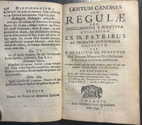 Rara e importante 1.ª edição de Henricus de Bukentop. 1696.