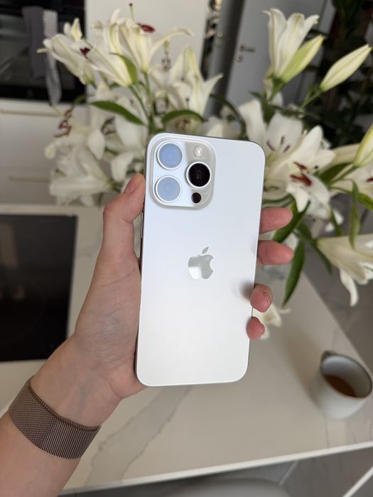 iPhone 15 PRO Max 256 White Titanium