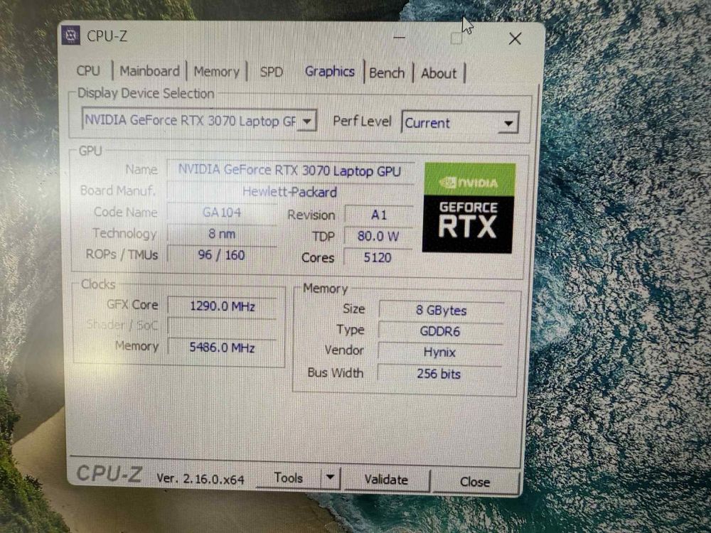 laptop HP ZBook Studio 15 G8  RTX3070