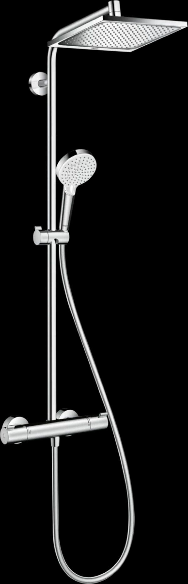 Якісна німецька душева система "hansgrohe Crometta E 240 Showerpipe"