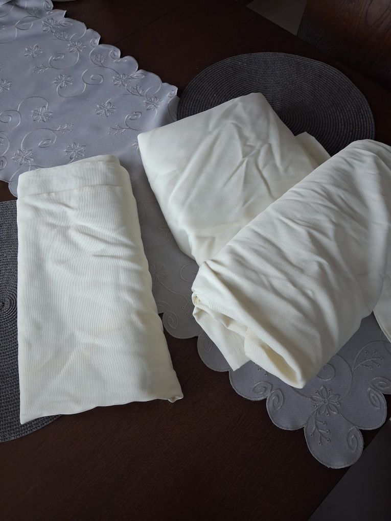 Gotowe zasłony na szelkach rozm 135x225 cm NOWE