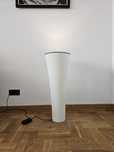 Lampa podłogowa vintage Ikea Fackla space age mcm lampa stojąca tuba