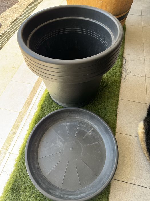 5 vasos grandes antracite.