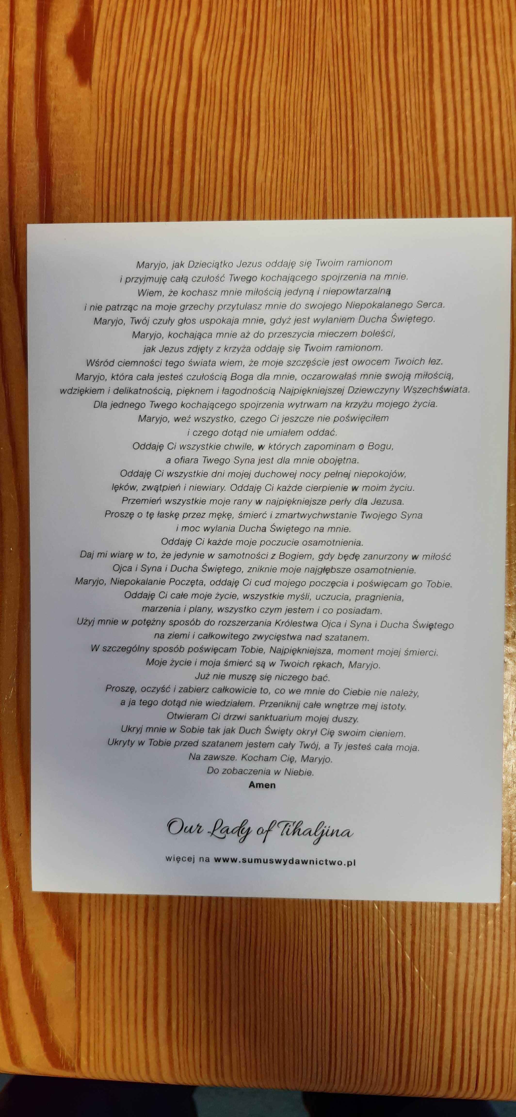 Pakiet obrazków Nasza Pani z Tihaljiny (Medjugorie)