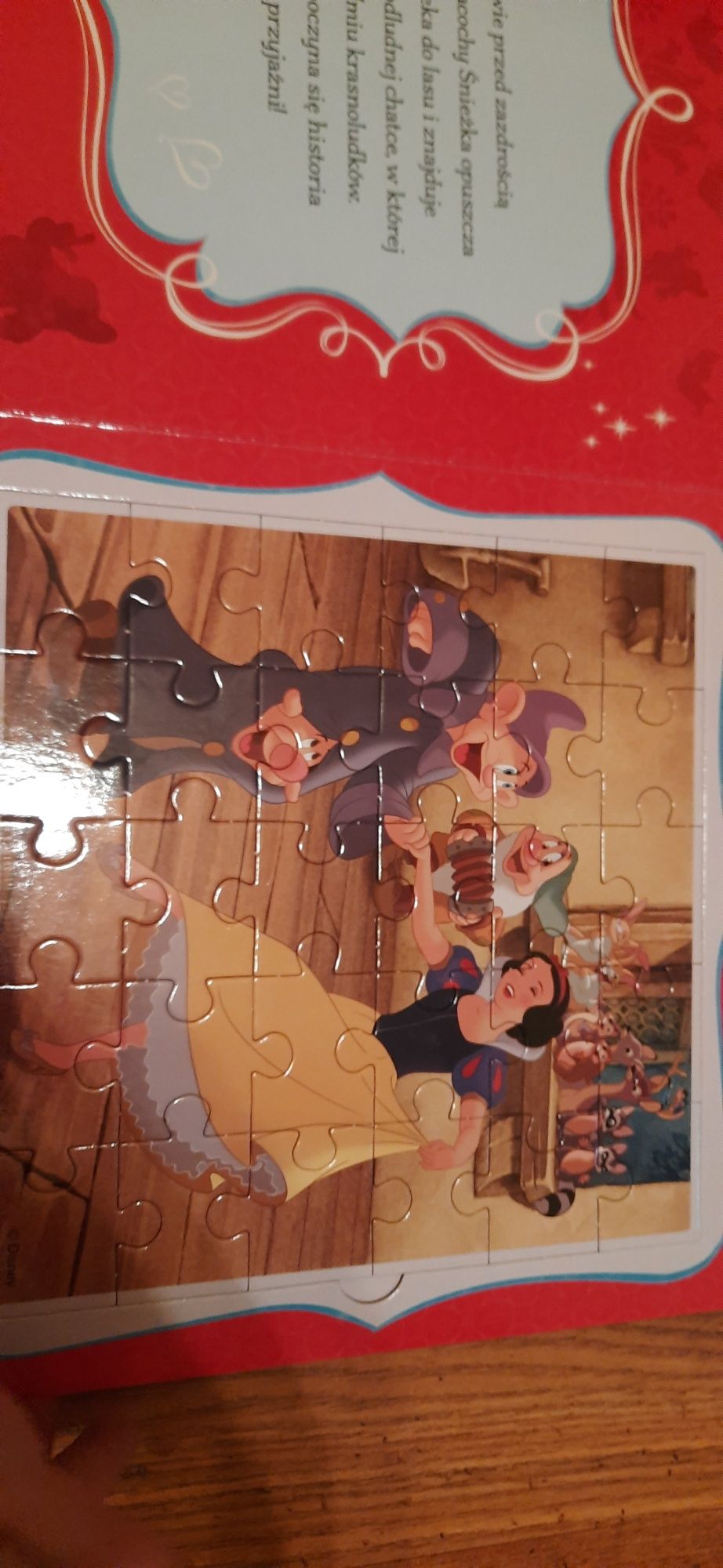 Książki puzzle kubuś puchatek księżniczki