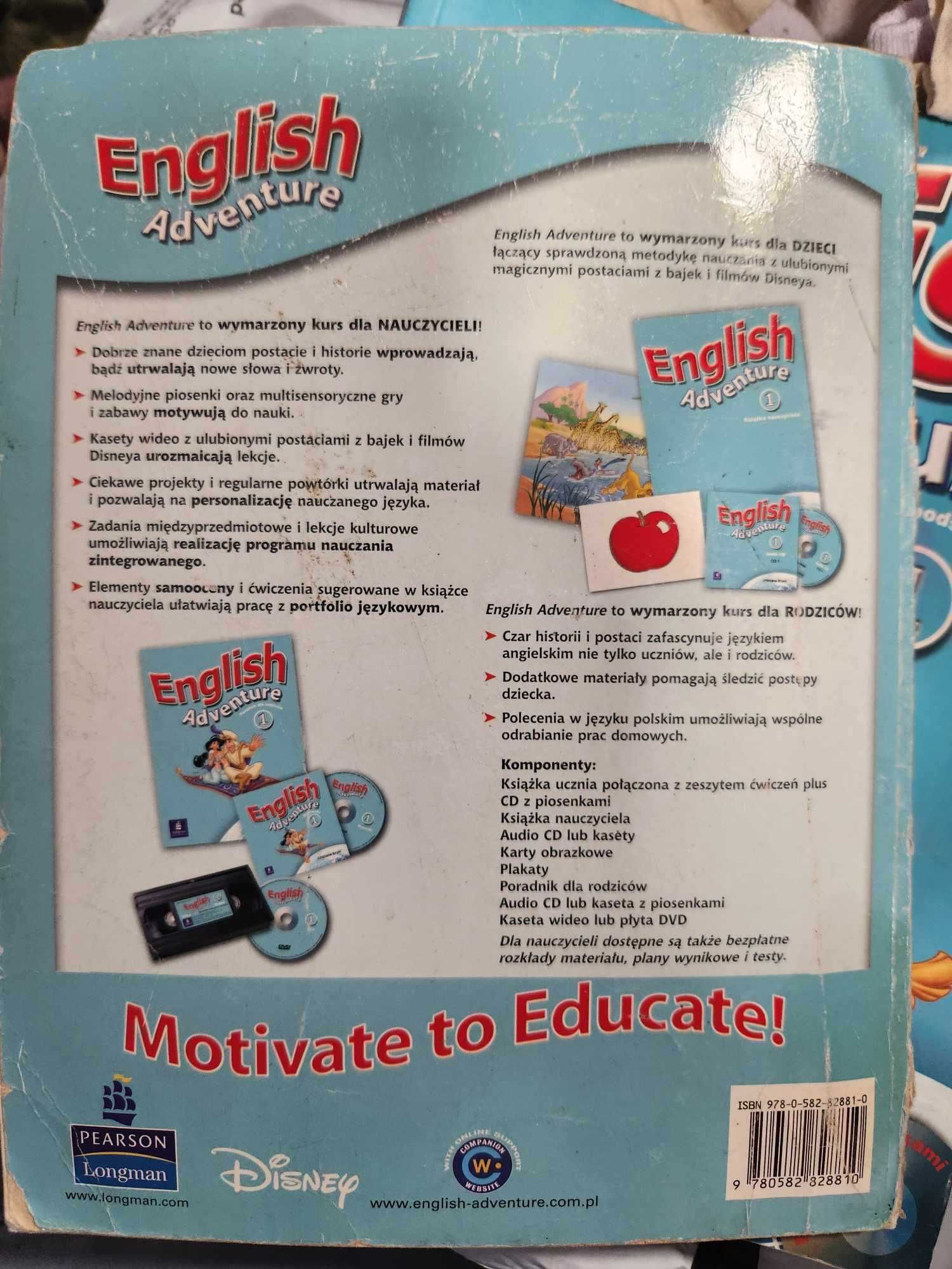 English Adventure 1 podręcznik podstawowa Bruni + płyta CD 2005