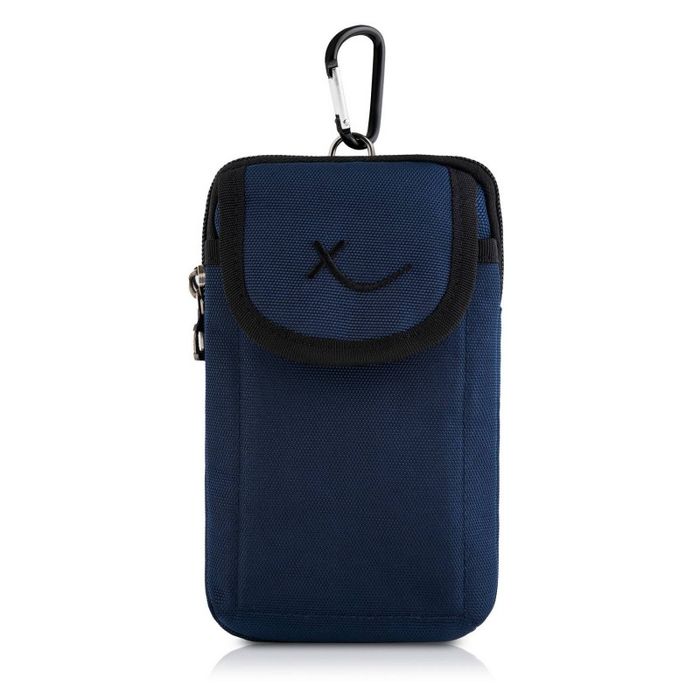 granatowa saszetka męska na ramię z cordury sp-03-db