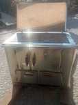 Fogão inox  a lenha