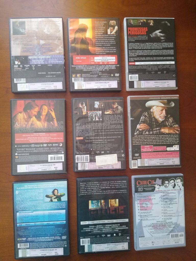 DVDs  diversos clássicos
