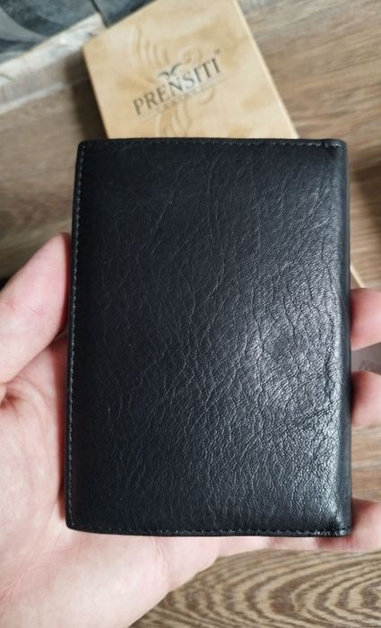 Кошелек мужской из натуральной кожи Prenciti портмоне для документов