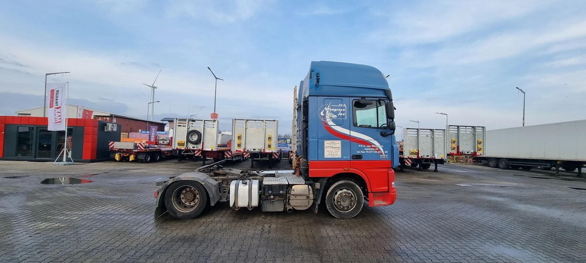 DAF 105.460 low deck  Regulowana wysokość siodła!!