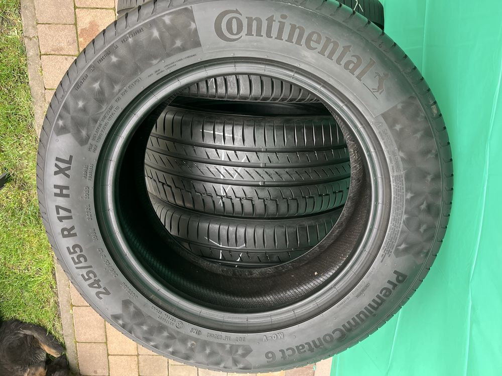 4x245/55/17 XL Continental PremiumContact 6 MO Jak NOWE 2020 rok