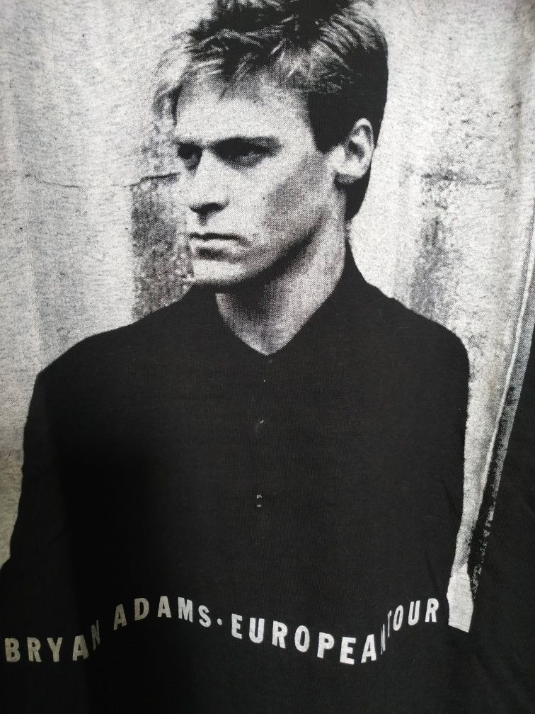 T'shirt rock Bryan Adams 1º concerto em Portugal-European Tour 1988