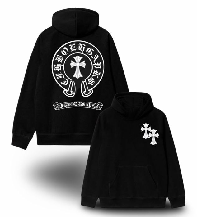 Худи Chrome Hearts Logo унисекс Хром Хартс толстовка кофта лонгслив