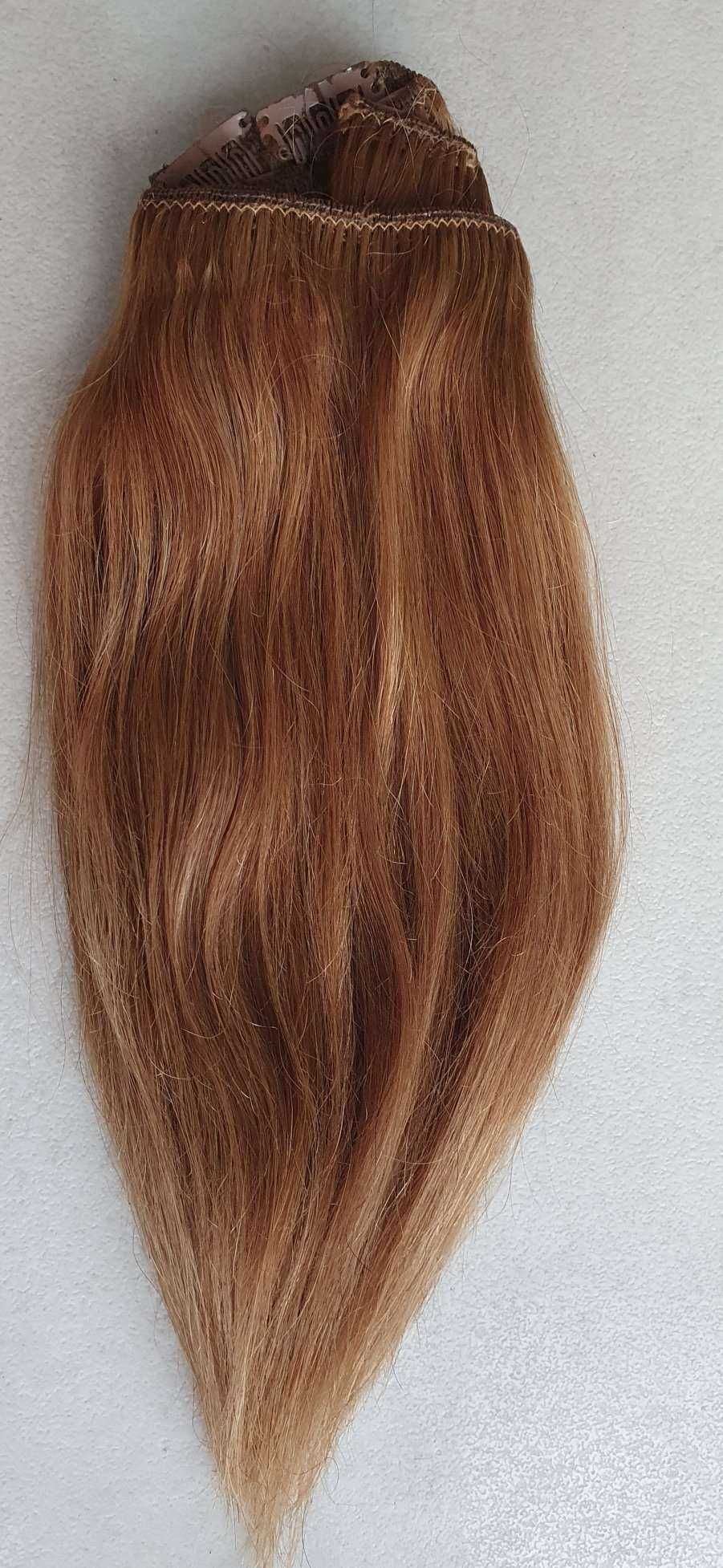 Naturalne włosy Clip In 25 cm 70g