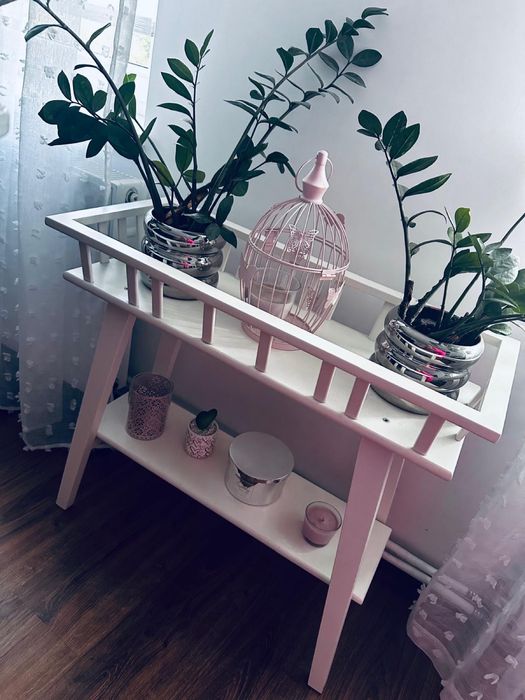 Stojak na doniczki ikea lantliv bialy
