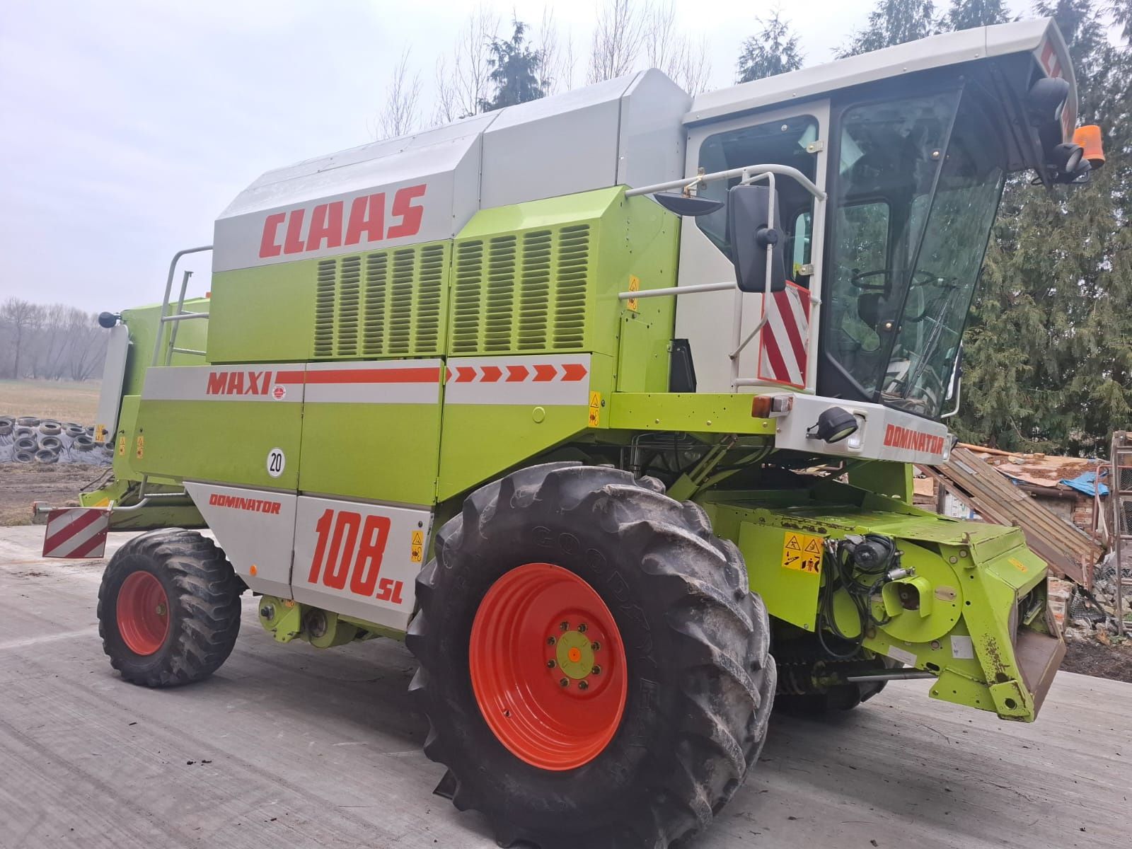 claas dominator 108 sl Maxi heder 5.1m