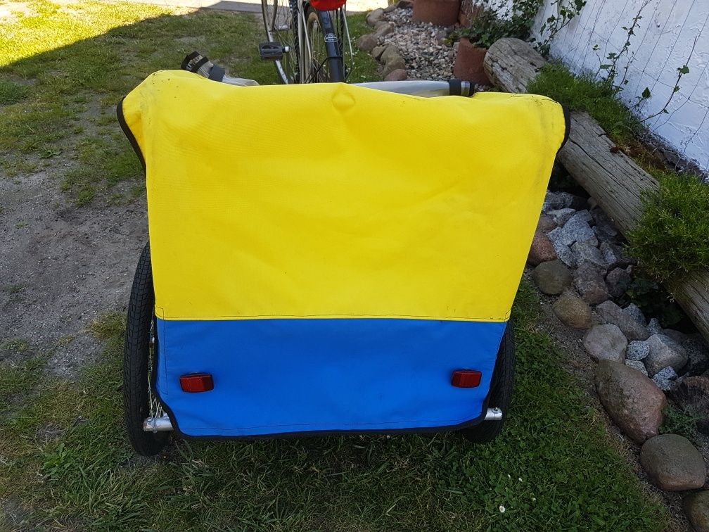 Wózek do roweru riksza przyczepka rowerowa