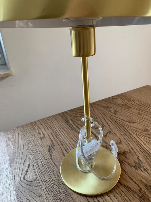 Lampa stołowa na komodę Westwing złota nowa!