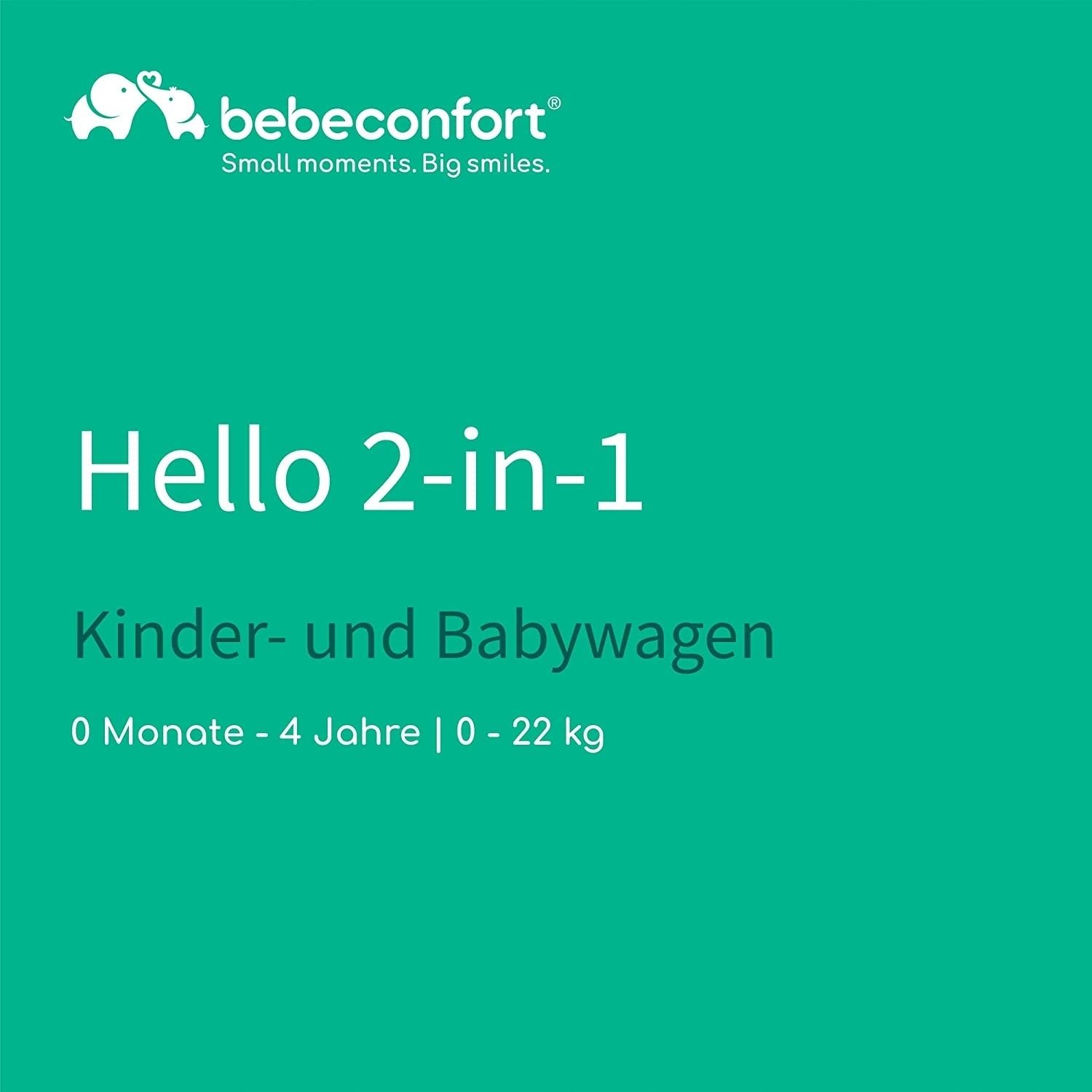 Bebeconfort Hello 2-w-1 wózek spacerowy do 22kg