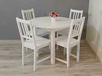 Drewniany stół + 4 drewniane krzesła IKEA - możliwa dostawa!