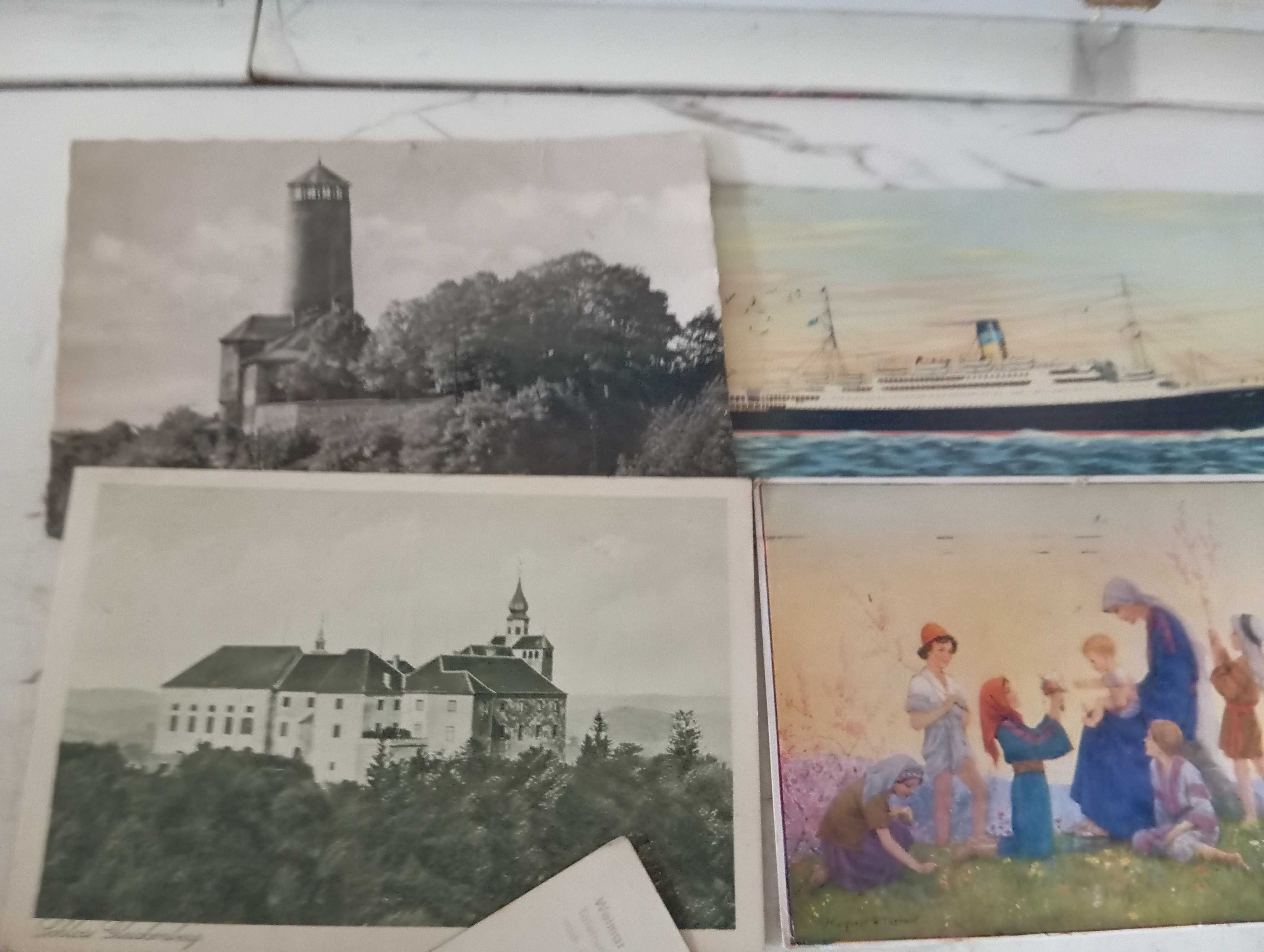 porządki domowe stare pocztówki